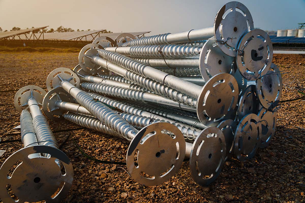 Ground screw accessories and components bundle